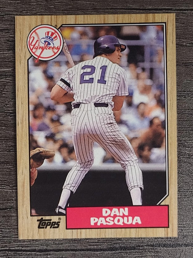 1987 Topps #74 Dan Pasqua