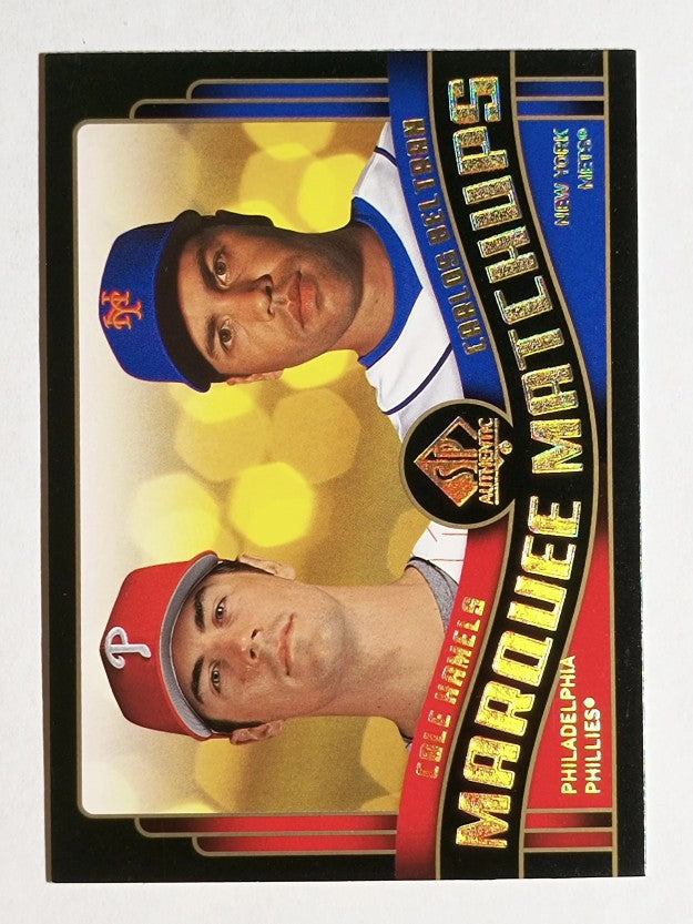 2008 SP Authentic Marquee Matchups #MM39 Cole Hamels/Carlos Beltran
