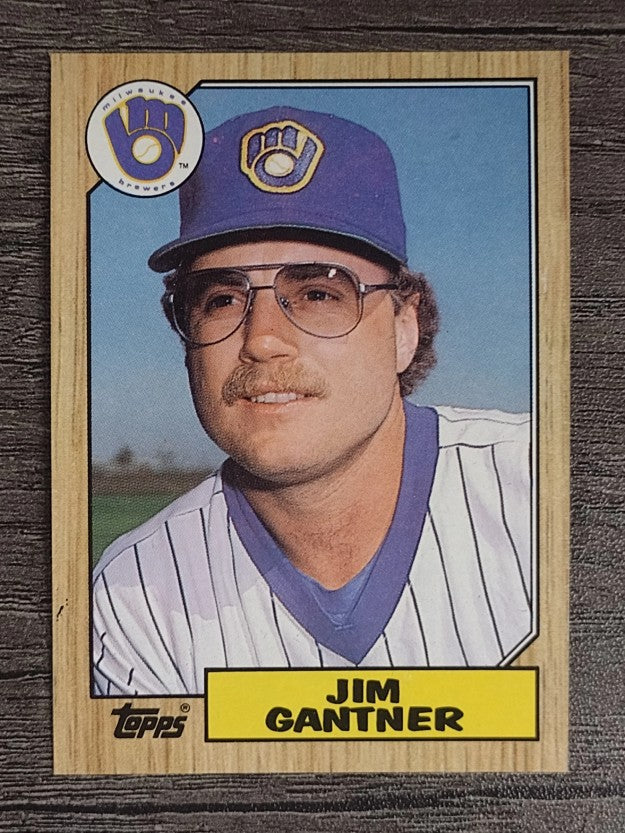1987 Topps #108 Jim Gantner