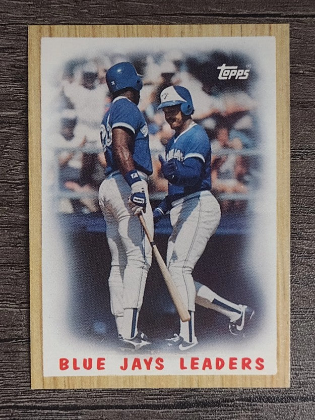 1987 Topps #106 Blue Jays Team/George Bell/Jesse Barfield