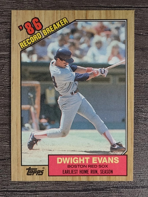 1987 Topps #3 Dwight Evans RB