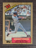 1987 Topps #3 Dwight Evans RB