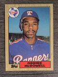 1987 Topps #95 Oddibe McDowell