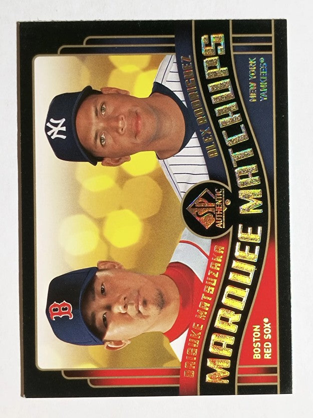 2008 SP Authentic Marquee Matchups #MM4 Daisuke Matsuzaka/Alex Rodriguez