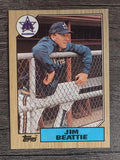 1987 Topps #117 Jim Beattie