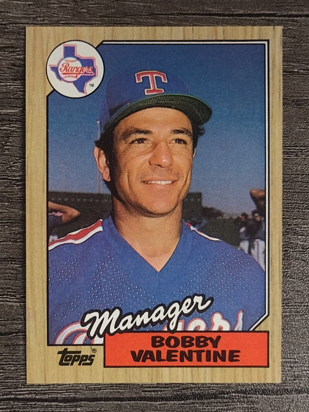 1987 Topps #118 Bobby Valentine MG