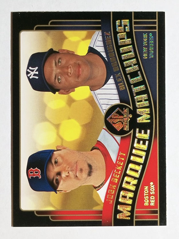 2008 SP Authentic Marquee Matchups #MM40 Josh Beckett/Alex Rodriguez