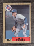 1987 Topps #17 Pete O'Brien