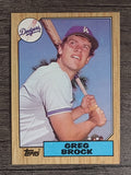 1987 Topps #26 Greg Brock