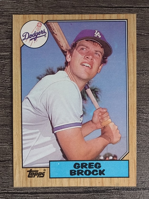 1987 Topps #26 Greg Brock