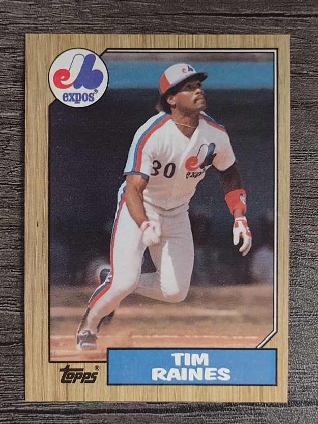 1987 Topps #30 Tim Raines