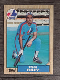 1987 Topps #78 Tom Foley