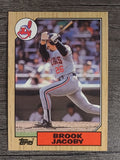 1987 Topps #405 Brook Jacoby
