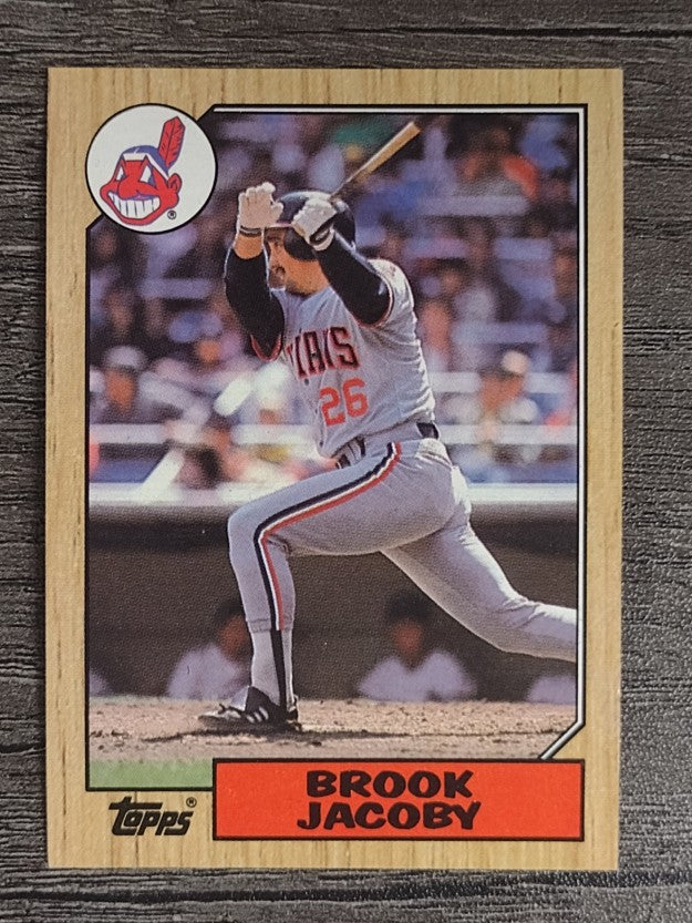 1987 Topps #405 Brook Jacoby