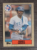 1987 Topps #762 Gary Ward
