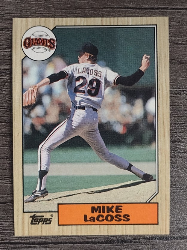 1987 Topps #151 Mike LaCoss