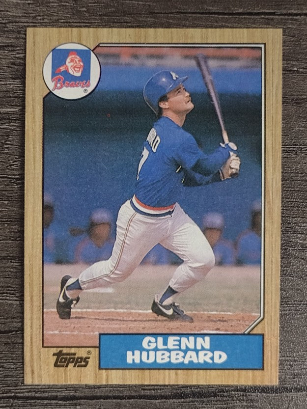 1987 Topps #745 Glenn Hubbard