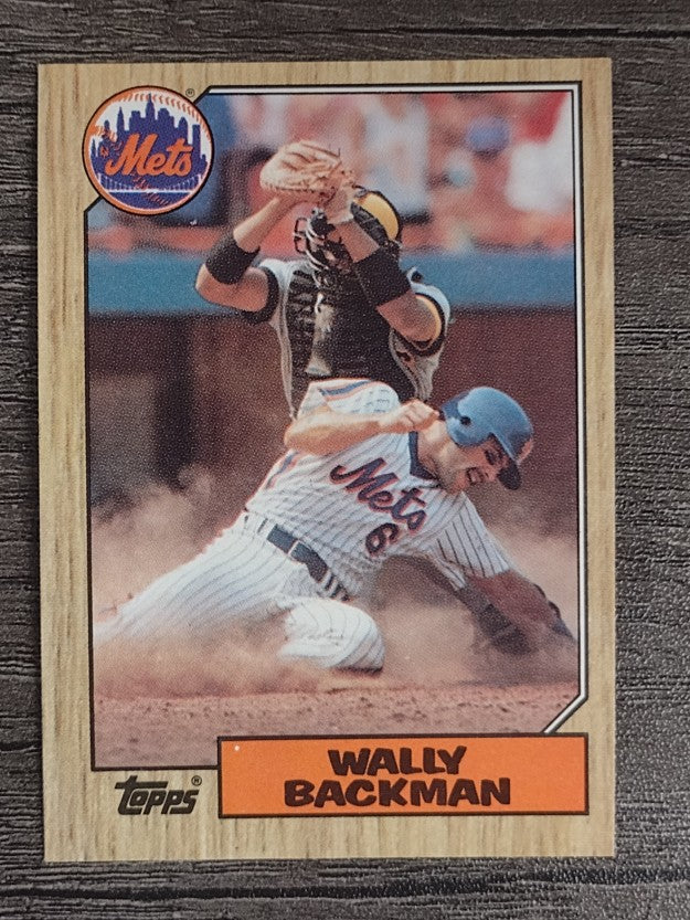 1987 Topps #48 Wally Backman