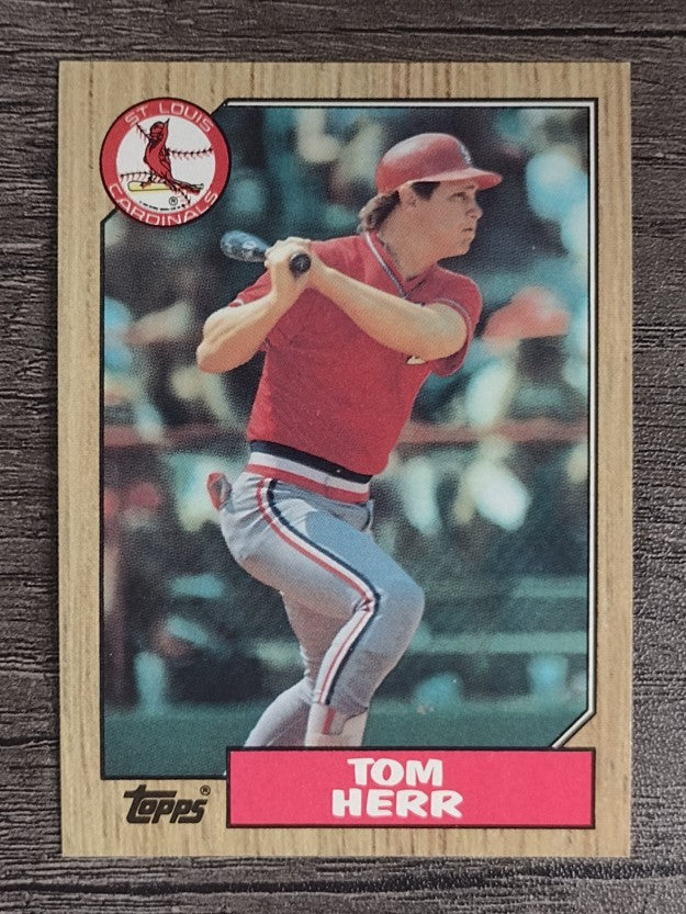 1987 Topps #721 Tom Herr