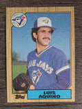 1987 Topps #301 Luis Aquino