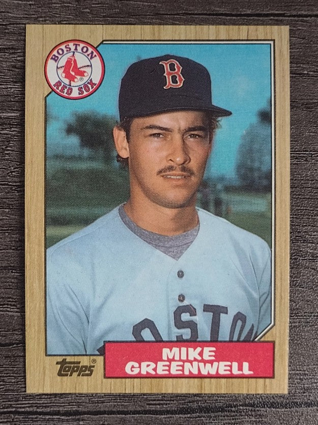 1987 Topps #259 Mike Greenwell RC