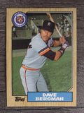 1987 Topps #700 Dave Bergman