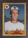 1987 Topps #708 Scott McGregor