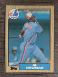 1987 Topps #323 Al Newman RC