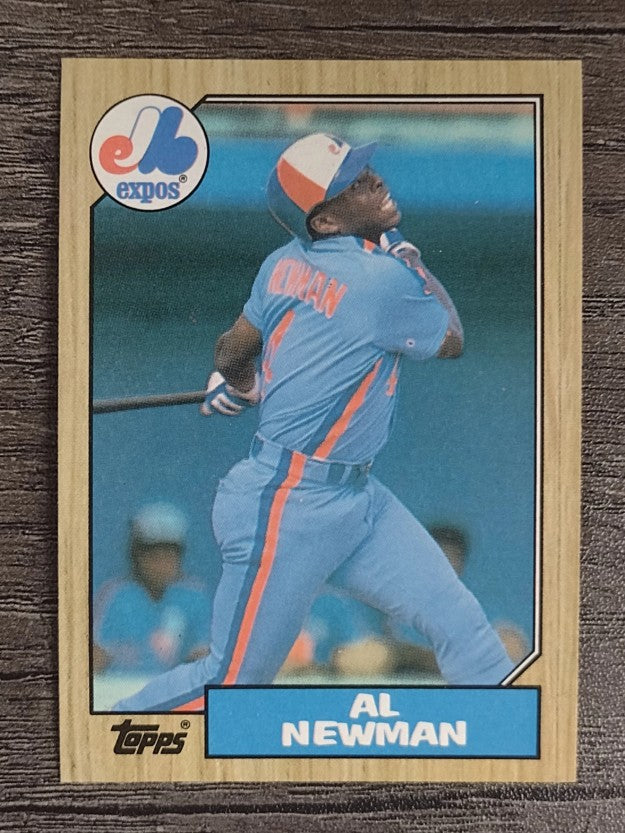 1987 Topps #323 Al Newman RC