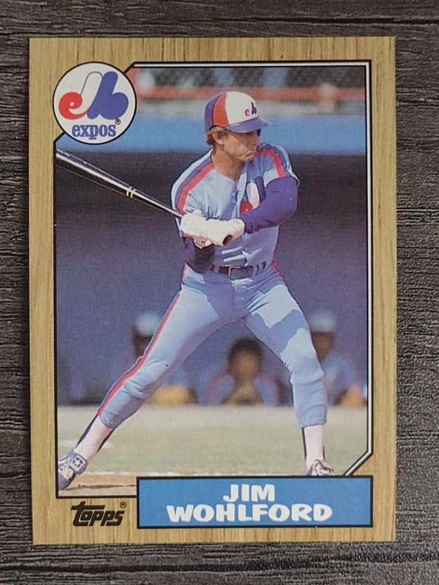 1987 Topps #527 Jim Wohlford