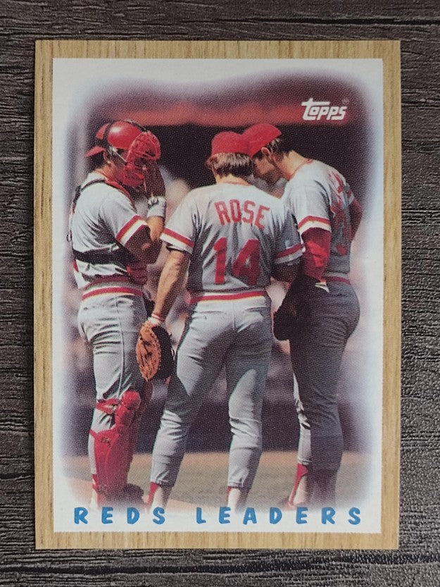 1987 Topps #281 Reds TL/Pete Rose