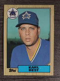 1987 Topps #439 Karl Best