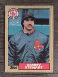 1987 Topps #204 Sammy Stewart