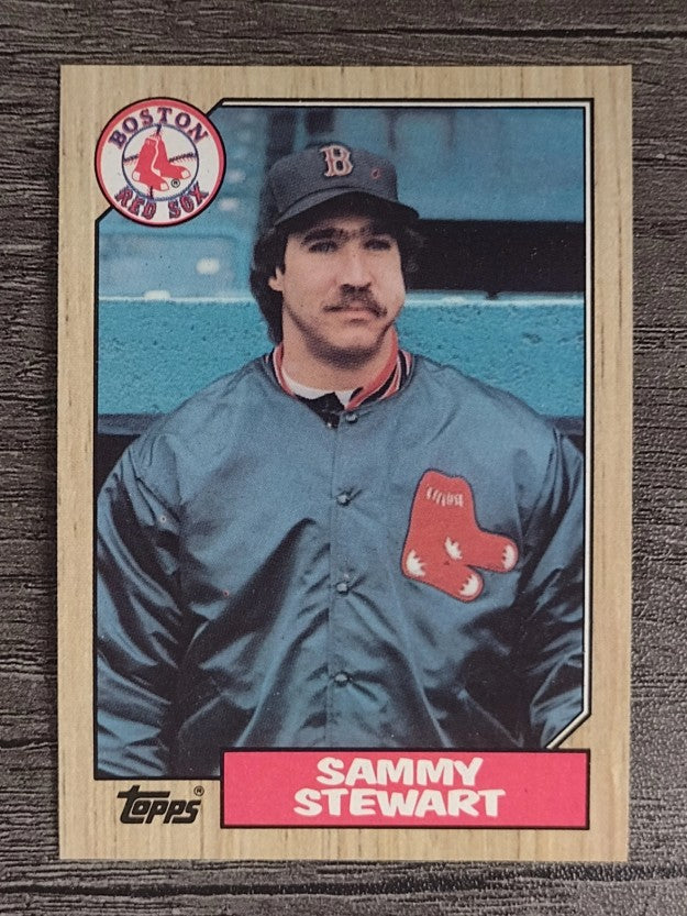 1987 Topps #204 Sammy Stewart