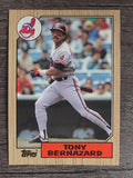 1987 Topps #758 Tony Bernazard