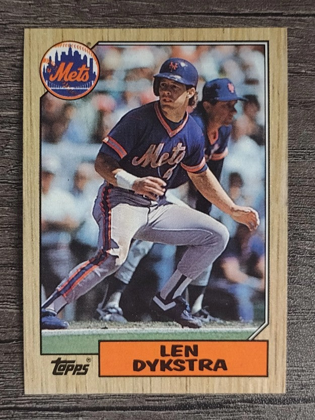 1987 Topps #295 Len Dykstra