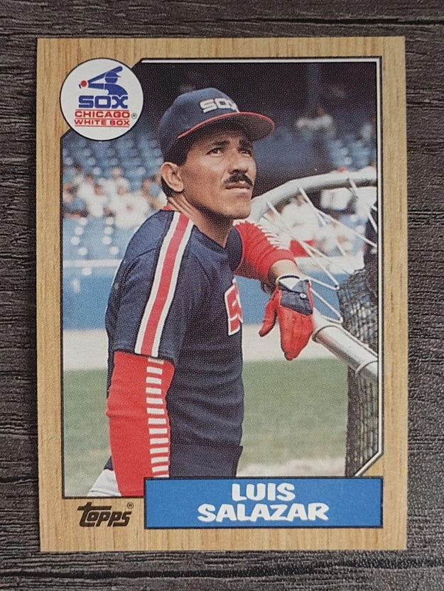 1987 Topps #454 Luis Salazar