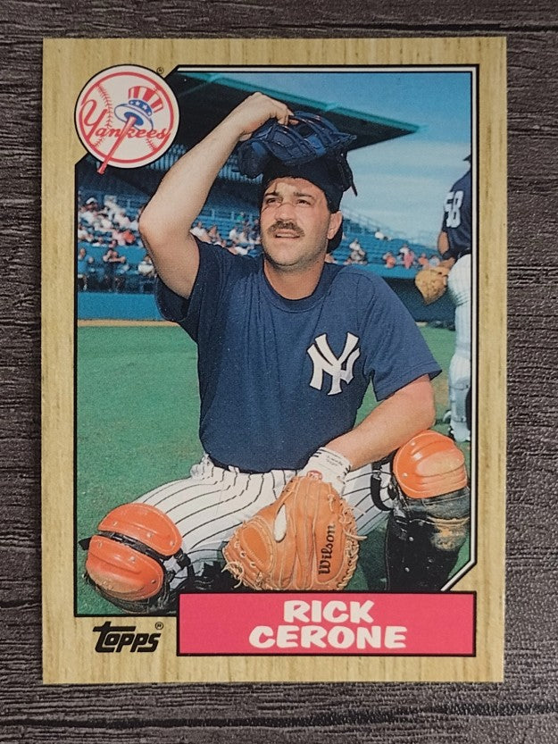 1987 Topps Traded #21T Rick Cerone