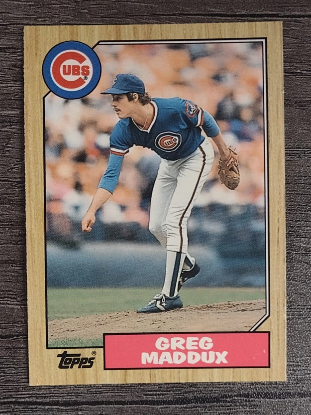 1987 Topps Traded #70T Greg Maddux XRC