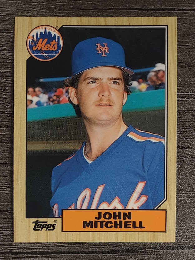 1987 Topps Traded #80T John Mitchell XRC