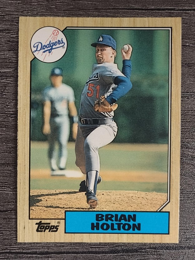 1987 Topps Traded #49T Brian Holton