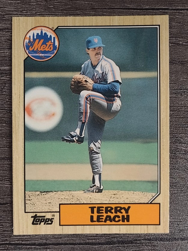 1987 Topps Traded #63T Terry Leach