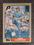 1987 Topps Traded #16T Jeff Calhoun