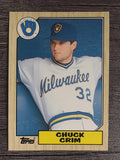 1987 Topps Traded #25T Chuck Crim