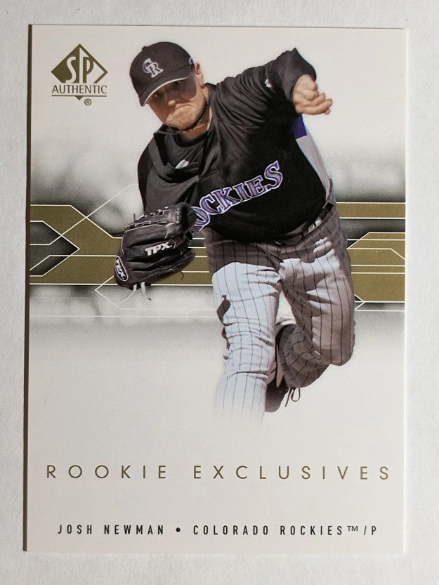 2008 SP Authentic Rookie Exclusives #NE Josh Newman