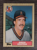 1987 Topps Traded #79T Greg Minton