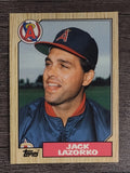 1987 Topps Traded #62T Jack Lazorko