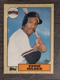 1987 Topps Traded #78T Eddie Milner