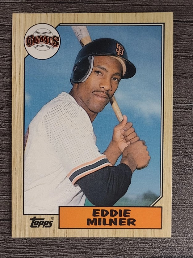 1987 Topps Traded #78T Eddie Milner