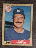 1987 Topps Traded #101T Rick Rhoden